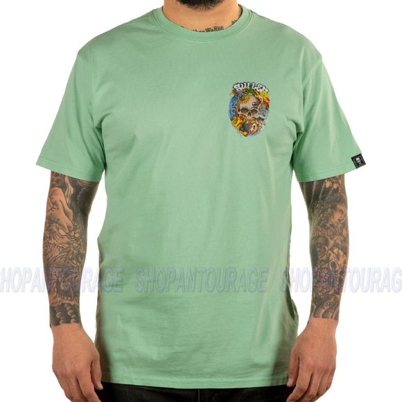 Sullen SCM4061 Green Skull T-shirt for men - Picture 2 of 7